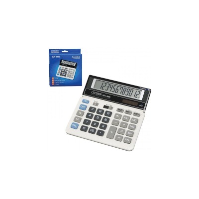 Калькулятор настольный Citizen SDC-868-L 12 разр.двойное питание 158*153*153mm белый